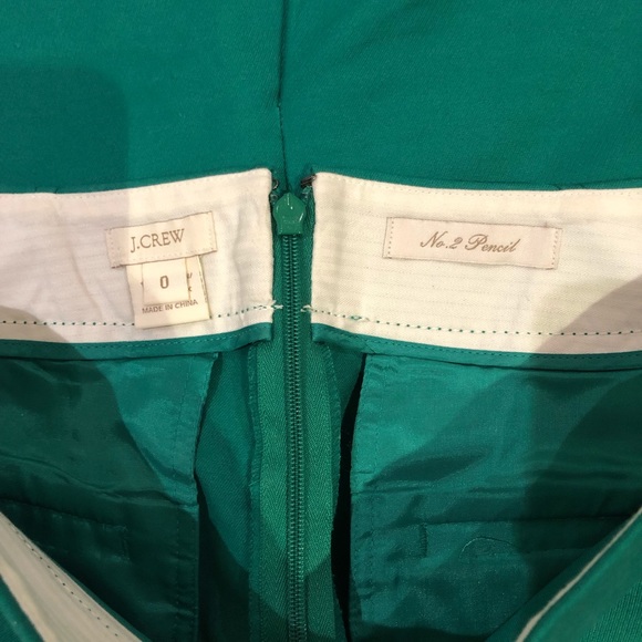J CREW green skirt nwot - Picture 7 of 7